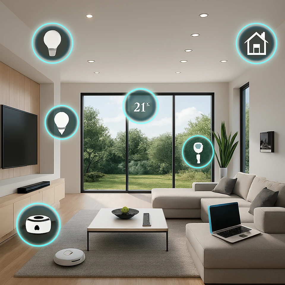 Skynet Domotics team and smart living environment